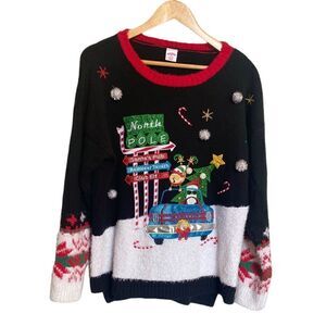 Holiday Time Funny Christmas Sweater Size XL